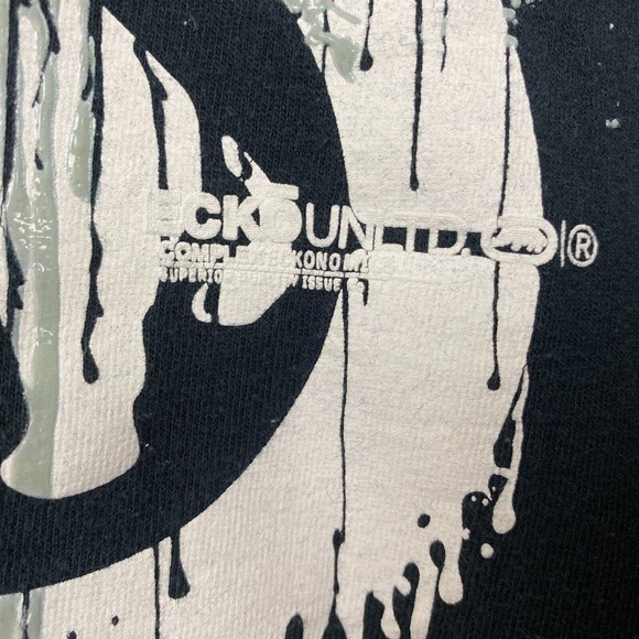 Ecko Unltd T Shirt Mens Large Rhino Puff Print Drip Y2K Streetwear Hip Hop Black - Picture 3 of 11